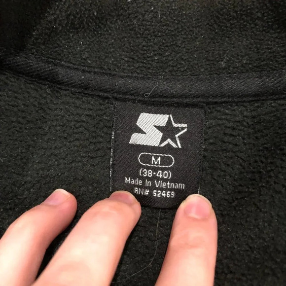 Fleece Zip Up Men’s Jacket with Arm Zipper Pocket - Picture 3 of 5